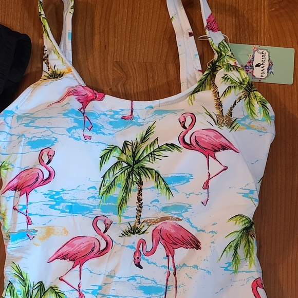 NWT Flamingo one piece bathing suit - Picture 10 of 16